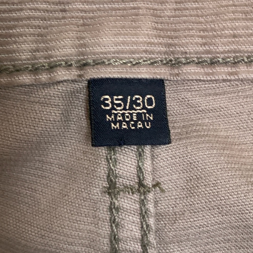 Banana Republic Boot Cut Corduroy Men Pants Size 35x30. Used Good Condition. - Picture 2 of 7
